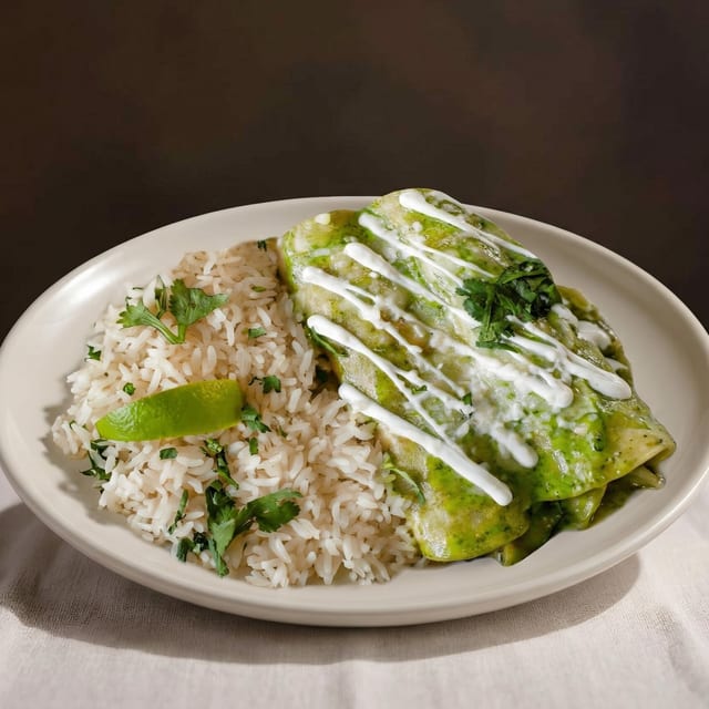 Vegetarian Enchiladas.